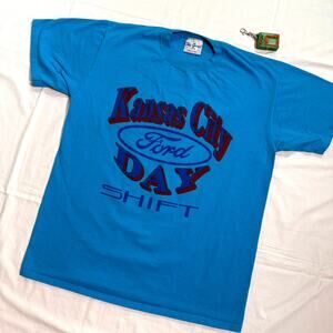 Vintage Ford Truck Plant Day Shift T-Shirt - XL